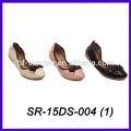 comfortable lady shoe foldable shoes flat wholesale china women shoe